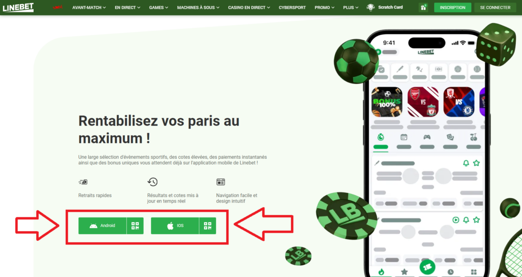 Télécharger LineBet iOS en ligne