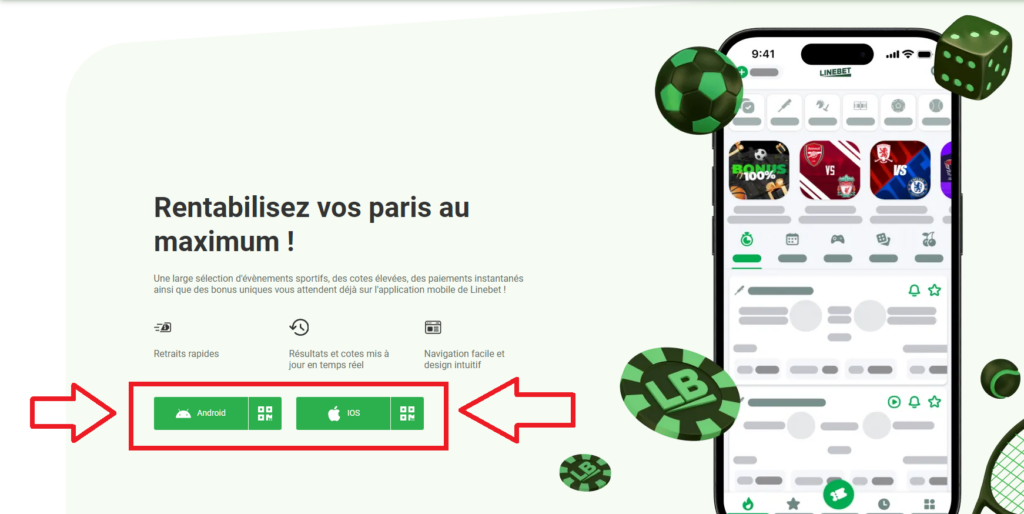 Télécharger LineBet iOS en ligne